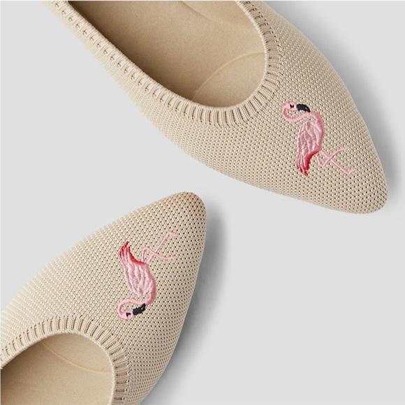 Vivaia Aria 5 Pointed-Toe Ballet Flats Flamingo - Picture 14 of 14